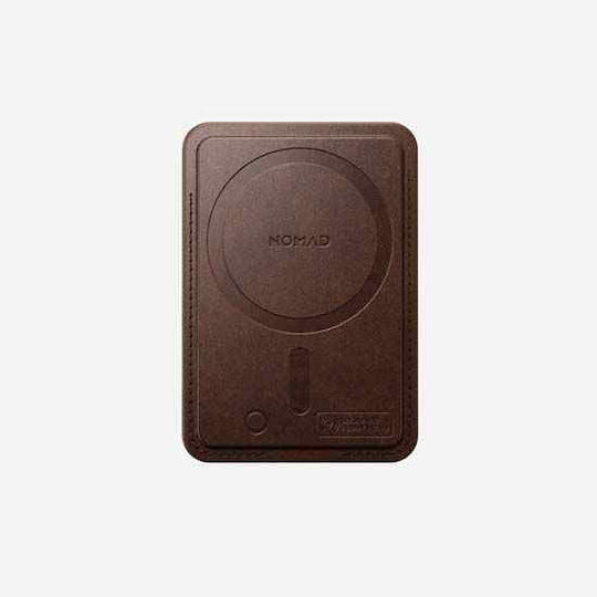 Nomad MagSafe Θήκη Καρτών Horween σε Καφέ χρώμα