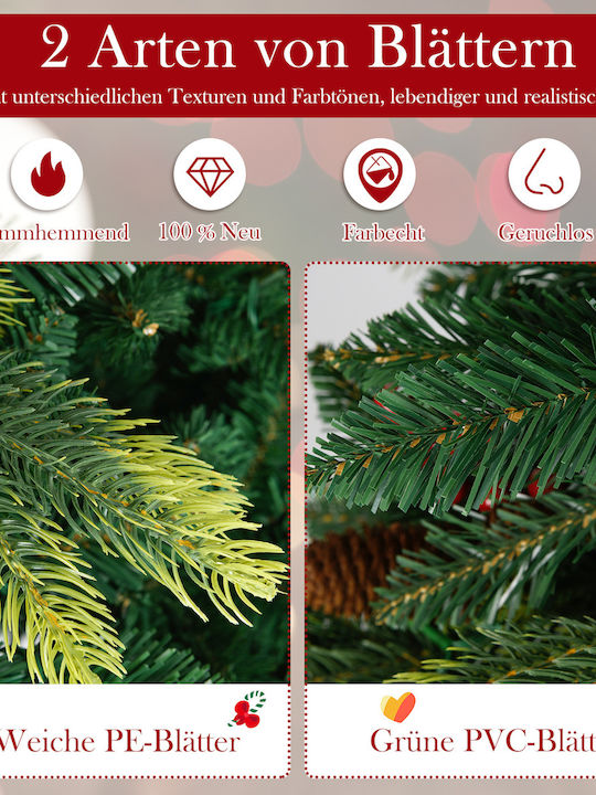 Weihnachtsbaum 150cm Rot