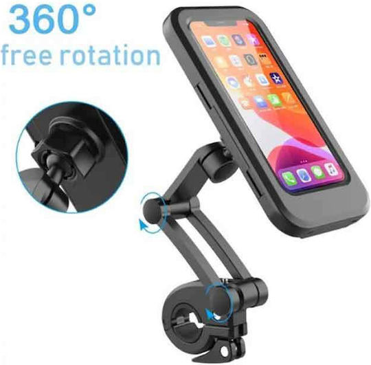 Suport de Telefon mobil Motocicletă cu carcasă impermeabilă pentru pe volan
