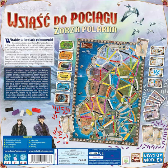 Game Expansion for 2-5 Players 8+ Years Old (PL) Rebel