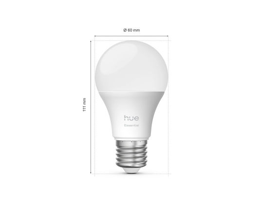 Philips Smart Lampe Philips Hue LED 8W für Fassung E27 und Form A60