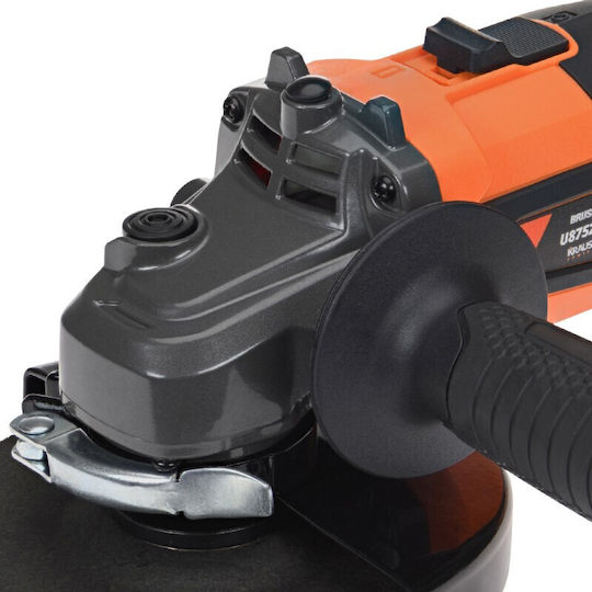 Krausmann U87520-25SB Τροχός 125mm Μπαταρίας Brushless με Ρύθμιση Στροφών 2x5Ah