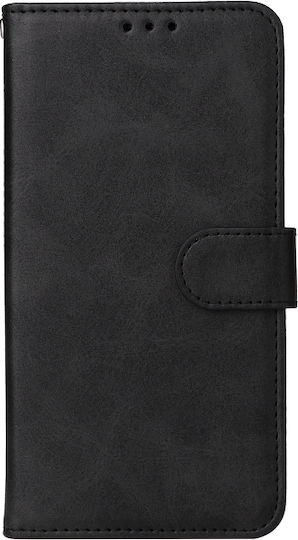 Folding Back Cover Leather Black (Huawei Nova Y90 / Honor 50 Pro)