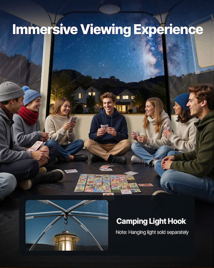 Vevor Bubble Χειμερινή Σκηνή Camping Pop Up Διάφανη 305x275x220εκ.
