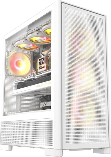 Darkflash AIRNOVA Gaming Midi Tower Κουτί Υπολογιστή με ARGB Φωτισμό Λευκό