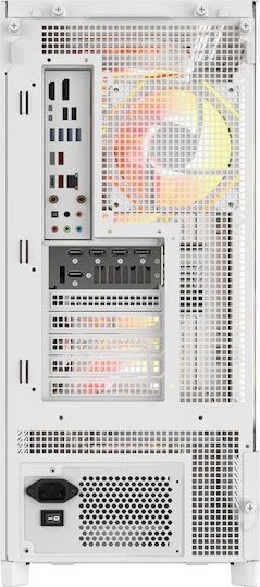 Darkflash AIRNOVA Gaming Midi Tower Κουτί Υπολογιστή με ARGB Φωτισμό Λευκό