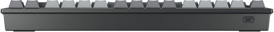 Cherry TAS KW 300 MX Ασύρματο Gaming Πληκτρολόγιο 75% με RGB φωτισμό (Αγγλικό US) Γκρι