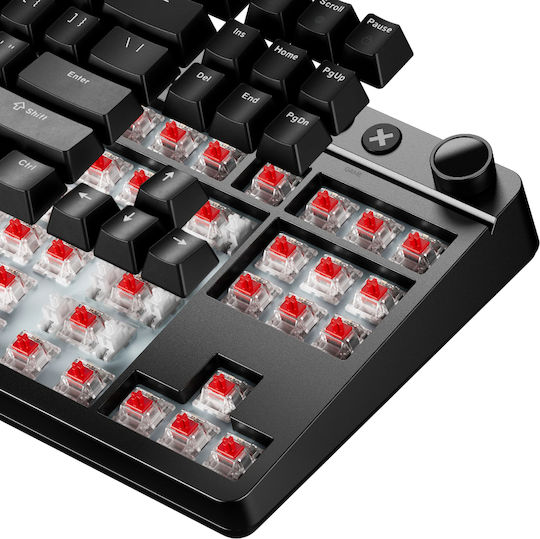 Pulsar Gaming Mechanical Keyboard Tenkeyless with Cherry MX2A Red switches and RGB lighting (English US)