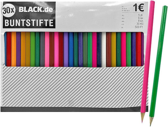 Ξυλομπογιές Σετ=30τεμ 17,5cm Justnote 80869 1 Τεμ