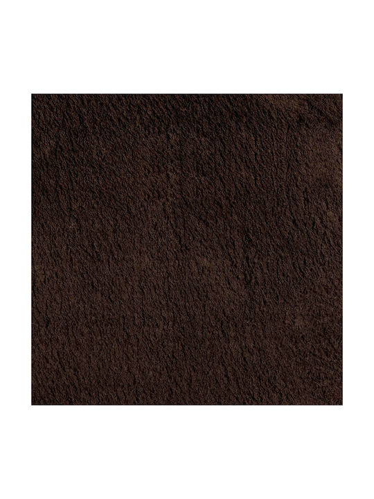 vidaXL Huarte Anti-slip Rug Round Brown