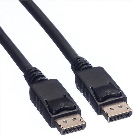Roline DisplayPort Cable 11.99.5766 DisplayPort Male To DisplayPort Male 4096x2560 @60Hz 10m Black