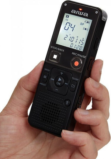 Aiwa Диктофон Voice Recorder DVR-A400 с Вътрешна Памет 16GB