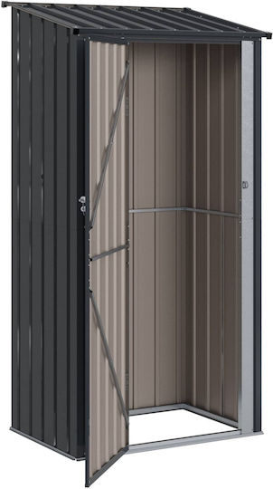 Metal Depozit de grădină Tip deschis M1.03xL0.74xH2m
