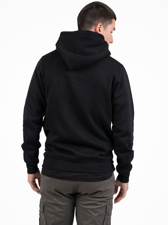 Sweatshirt mit Kapuze Pure Black