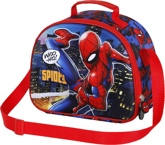 Karactermania School Insulated Lunch Bag Handbag Spiderman 20x10x25.5cm
