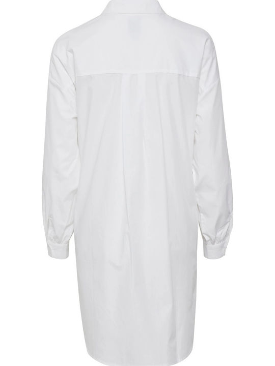 Mânecă lungă Femei Cămașă White