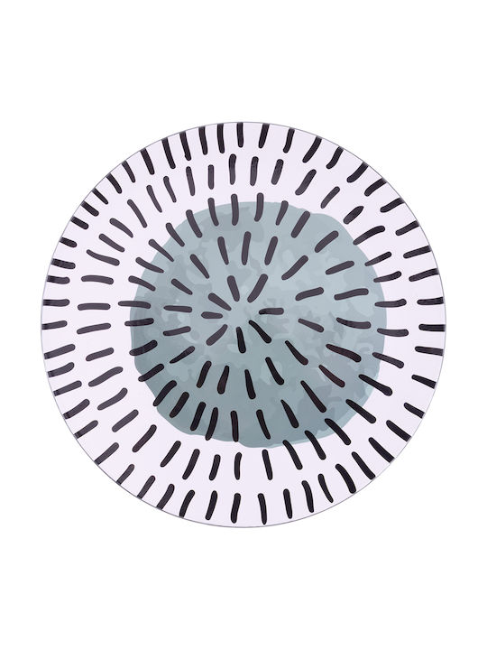 Villa D'Este Farfurie joasă Plastic Light Blue 33cm 6buc