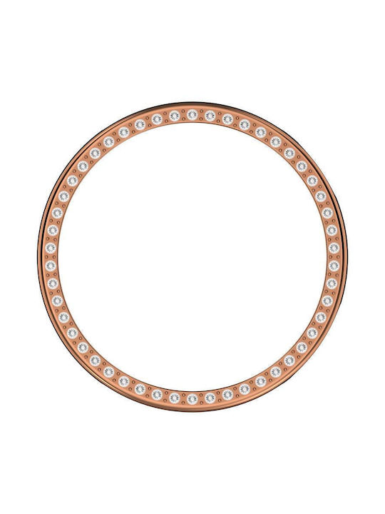 Protecție Husă Acoperire Unic Rând Diamante Xiaomi Watch S4 41mm Rose Gold