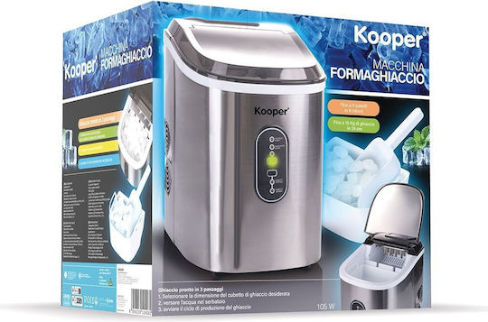 Kooper Mașină de gheață cu producție zilnică de 15kg 5912428