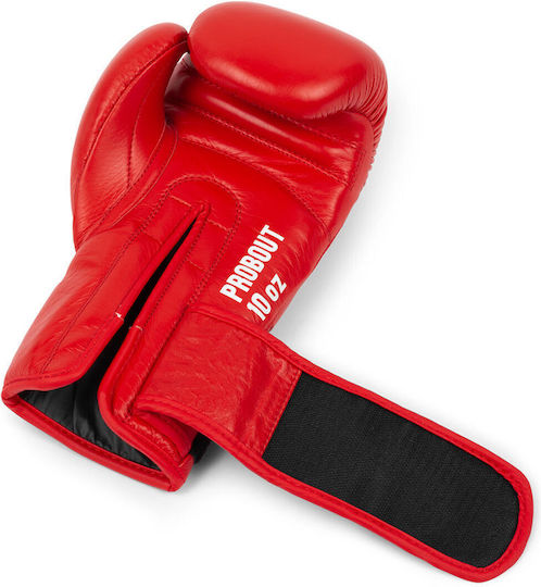 Lonsdale Γάντια Πυγμαχίας Δερμάτινα για Αγώνα Κόκκινα