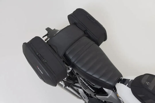 SW-Motech Pro Blaze Motorcycle Saddle Side Bag Set 40lt in Black Colour