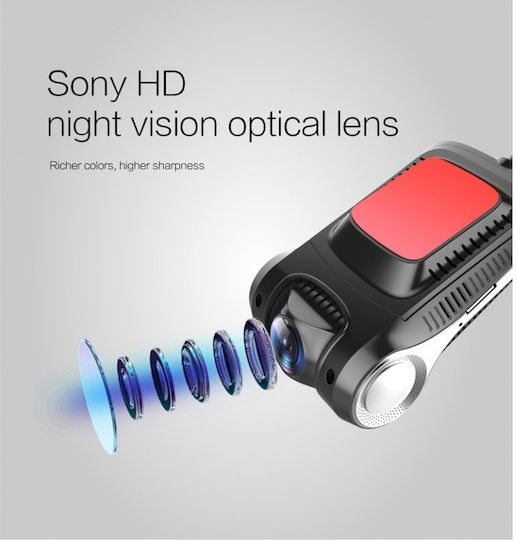 Car Video Camera Dvr Kl501 Fullhd Nt96658 Night Vision Wifi App Android Ios 170° Angle