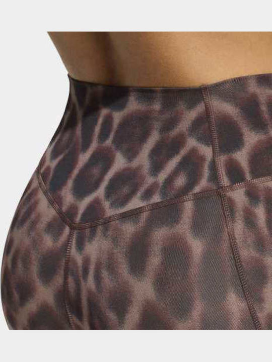 Optime Essentials Schulung Frauen Gekürzt Leggings Leopard