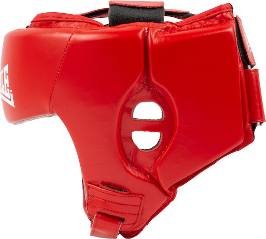 Lonsdale Boxhelm Erwachsene Offenes Gesicht Rot