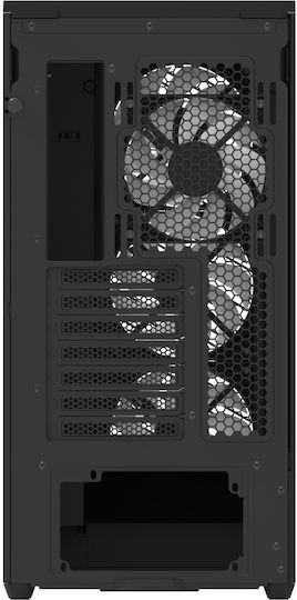 Aerocool D520A Gaming Midi Tower Κουτί Υπολογιστή με Πλαϊνό Παράθυρο Μαύρο