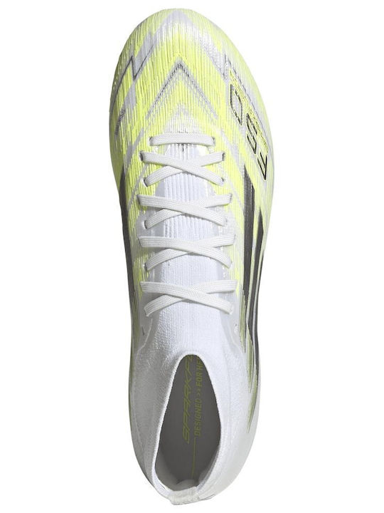 adidas F50 Sparkfusion Pro Футболни Обувки с Бутони Бели adidas F50 Sparkfusion Pro Футболни Обувки с Бутони Бели