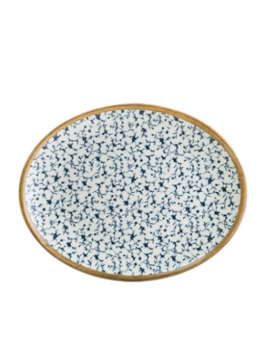 Bonna Calif Farfurie joasă Oval din Porțelan 31x24cm