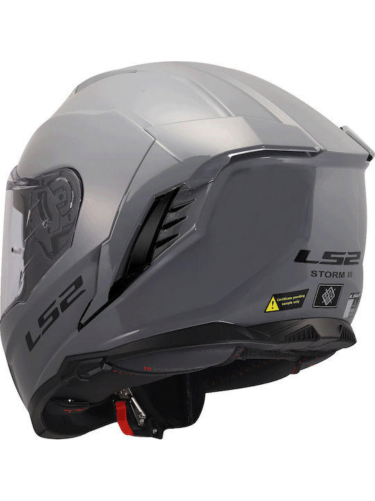 LS2 FF818 Storm III Нардо Грей Мотоциклетна каска Full Face ECE 22.06 1600гр с Sunvisor