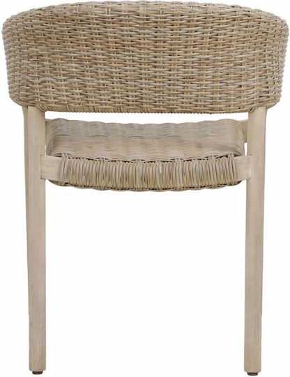 Scaun de exterior Lemn Sumatra Physics 4buc 64x57x78cm