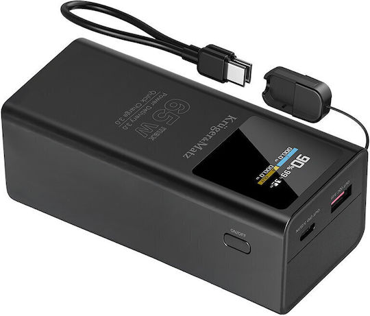 Kruger & Matz Power Bank 20000mAh 65W Power Delivery Încărcare Rapidă Negru