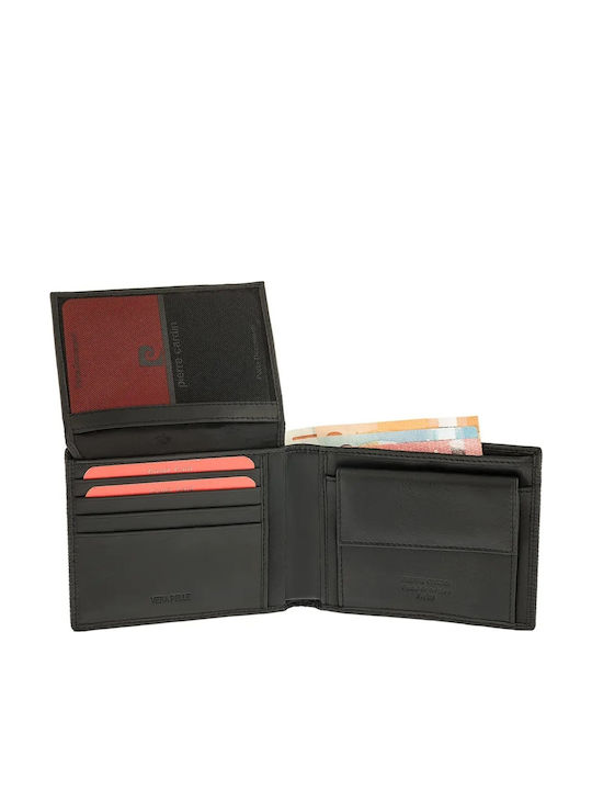 Кожен Мъжки Портфейл с RFID Черен