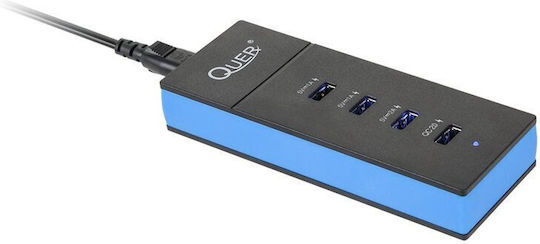 3x USB + 1 USB QC 2.0