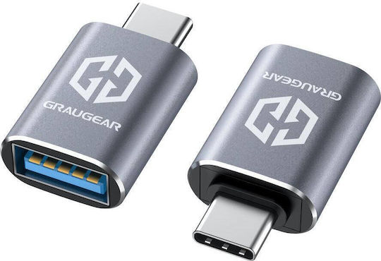 Graugear USB 3.2 Gen2 Type-A Към Type-C Адаптер 2 Броя