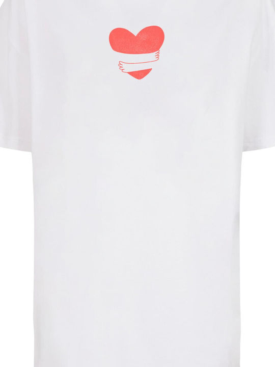 Damen Oversized T-Shirt White