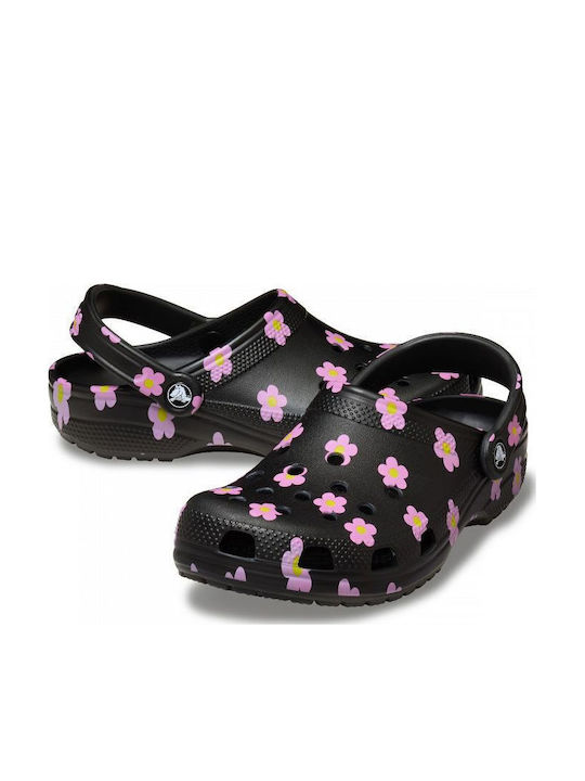 Crocs Classic Femei Saboti Negre Crocs Classic Femei Saboti Negre