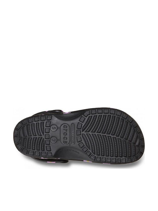 Crocs Classic Γυναικεία Σαμπό Μαύρα