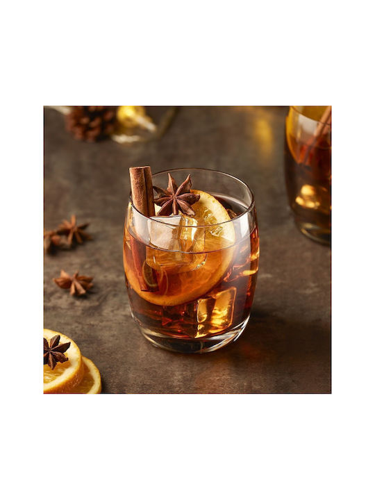 Ocean Iris Set of Glasses Whiskey made of Glass 320ml 6pcs