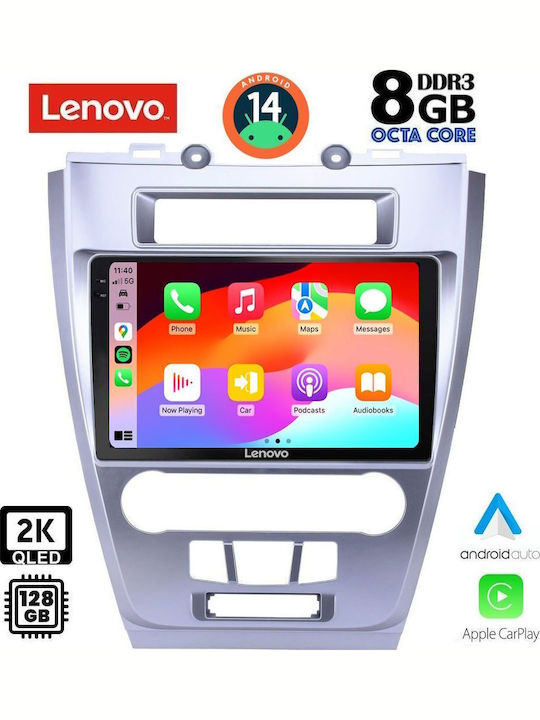 Lenovo Car Audio System for Ford Fusion 2012-2017 Bluetooth USB Wi-Fi GPS Apple CarPlay Android Auto with 10 Inch Touch Screen LENOVO SSR 10159 CPA