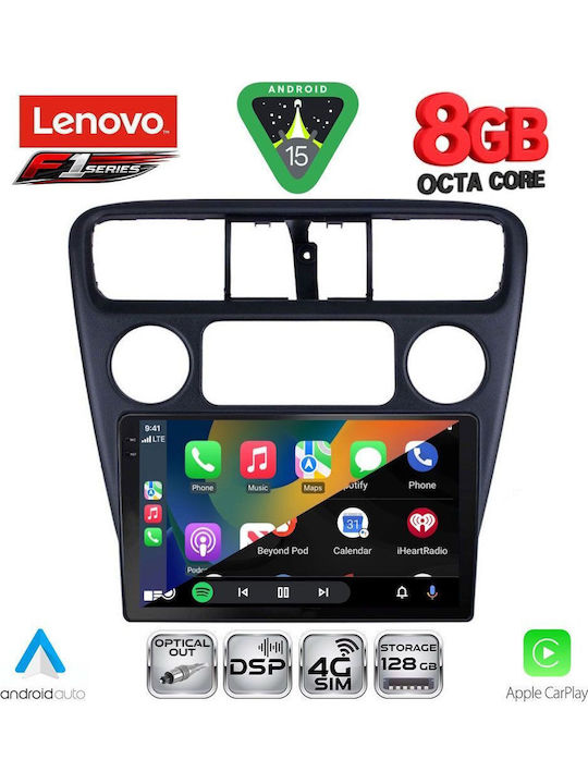 Lenovo Car Audio System for Honda Accord 1998-2004 (Bluetooth/USB/WiFi/GPS/Apple-Carplay/Android-Auto) with Touch Screen 9"
