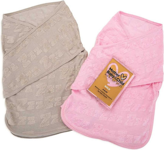 Babybliss Baby Schlafsack Wearable Blanket Blisssnug Rosa Grau Set 2 Stück
