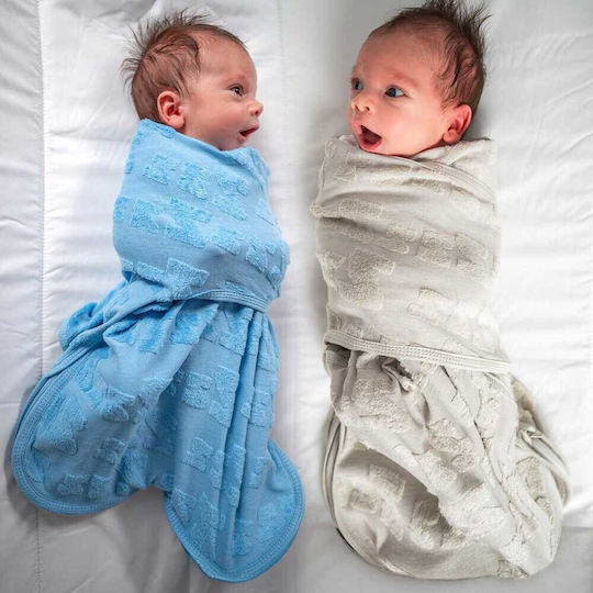 Babybliss Спален Чувал Носещо Се Одеяло За Повиване Blisssnug Синьо Сиво Комплект 2 Бр Babybliss Спален Чувал Носещо Се Одеяло За Повиване Blisssnug Синьо Сиво Комплект 2 Бр