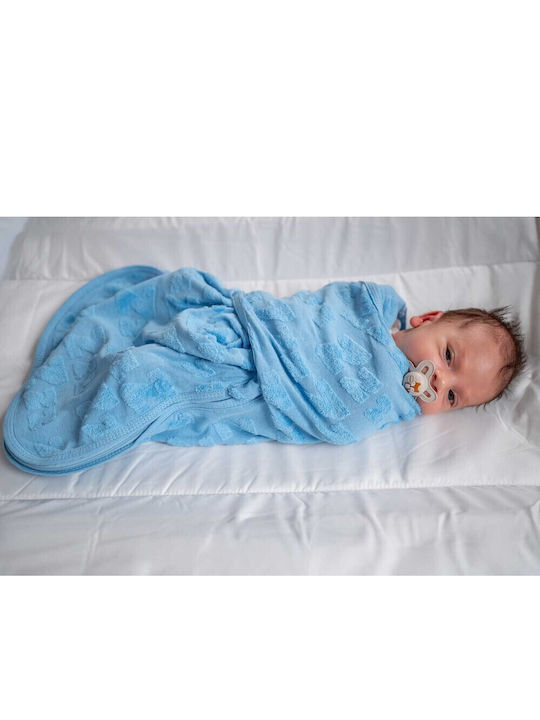 Babybliss Υπνόσακος Κουβέρτα Φασκιώματος Blisssnug Σιέλ Γκρι Σετ 2τμχ