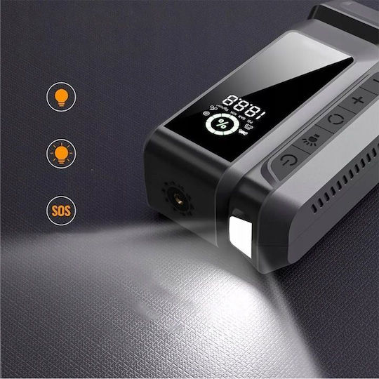 Raistar W11905-12 Portable Car Battery Jump Starter 1200A with Pump / Φακό 12V