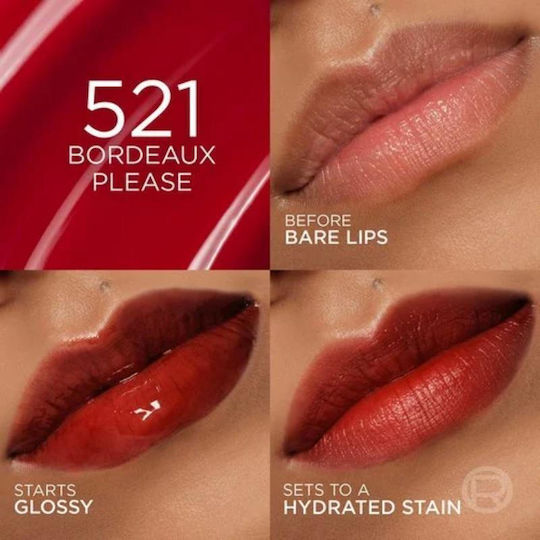 L'Oreal Paris Hyaluron Tint Lip Stain 521 Bordeaux Please 5ml
