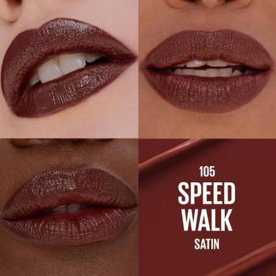 Maybelline Κραγιόν Satin 105 Speed Walk 3.4gr