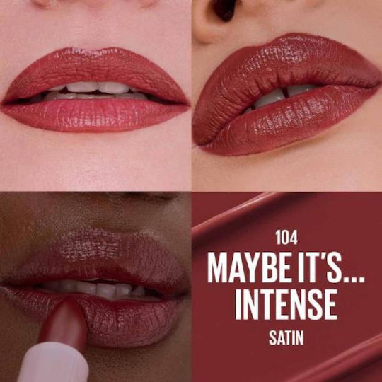Maybelline Κραγιόν Satin 104 Maybe It's Intense 3.4gr